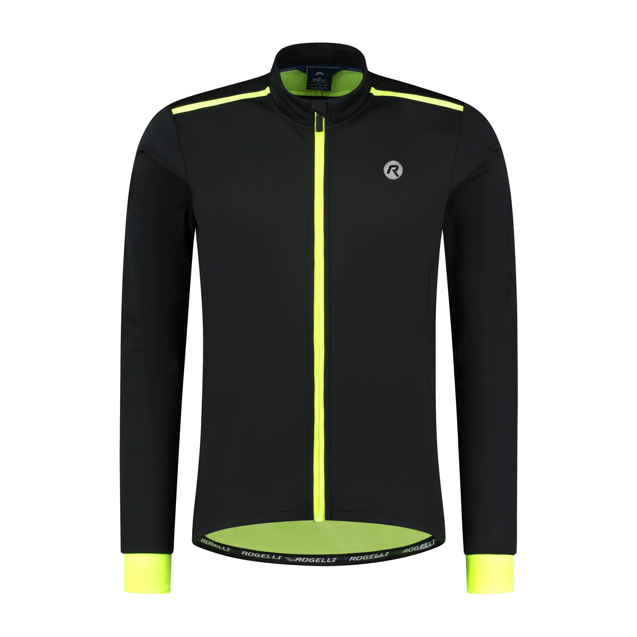 Core Winter Fietsjack Heren - Zwart/Neon Geel - Afbeelding 2