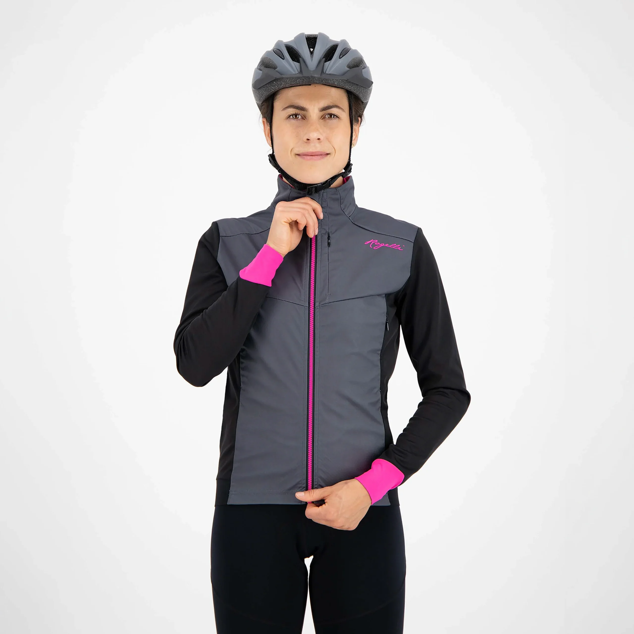 Contenta Winterjack Dames - Grijs/Roze/Zwart - Afbeelding 3