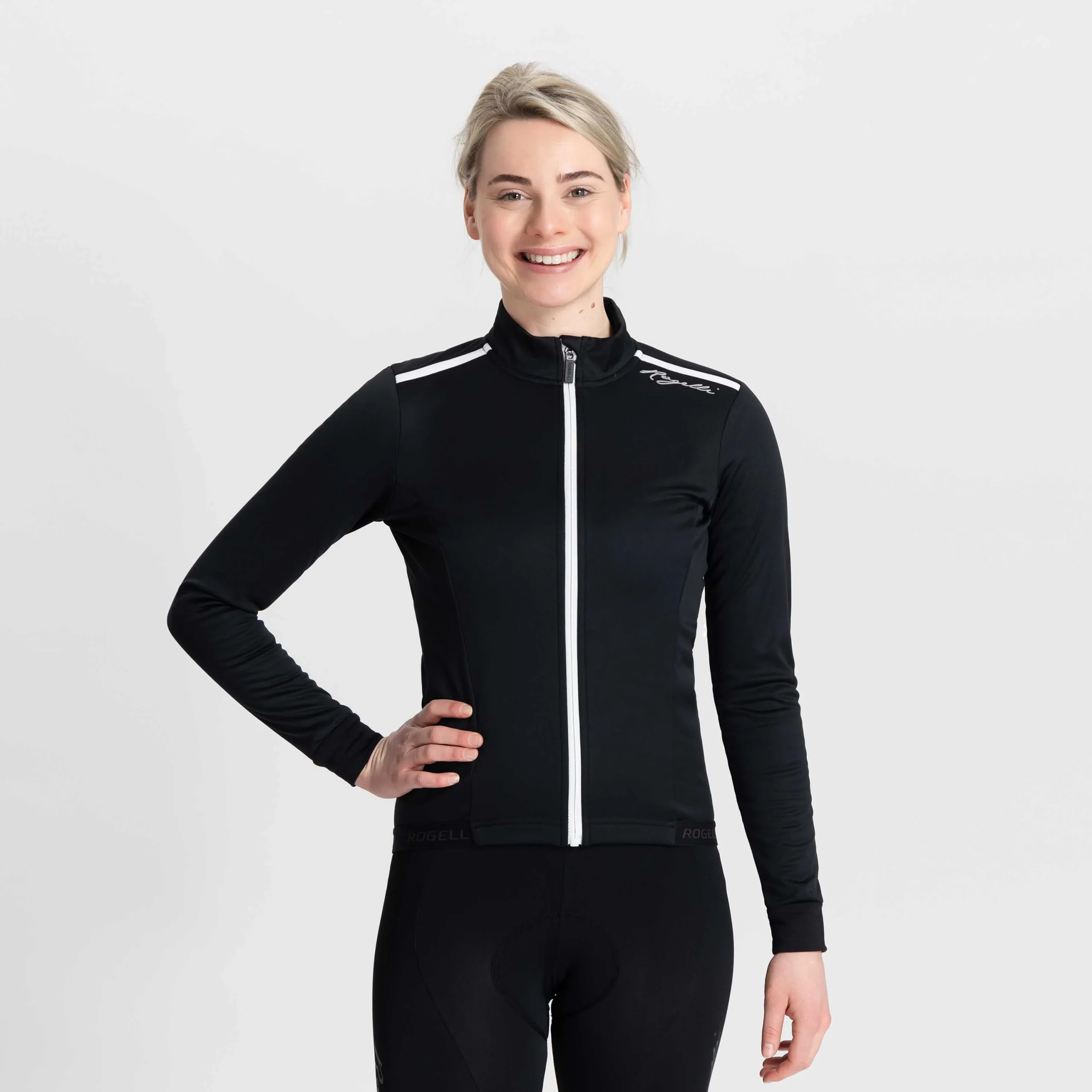 Pesara Winter Fietsjack Dames - Zwart/Wit - Afbeelding 3