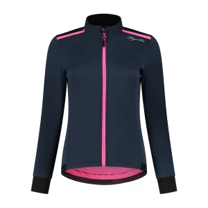 Pesara Winter Fietsjack Dames - Blauw/Roze
