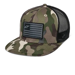 Flag Flat Trucker Pet