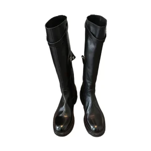 CAT - Hoge laarzen met Stevige Hak en Rits voor Dames