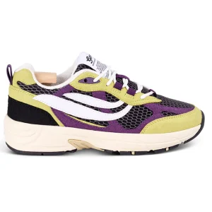 G-eco '99 mesh sneaker lime/purple/black