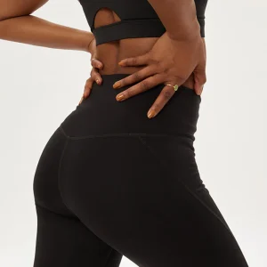 Compressive high-rise bike shorts black