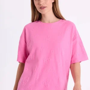 Freequent t-shirt ziprea roze