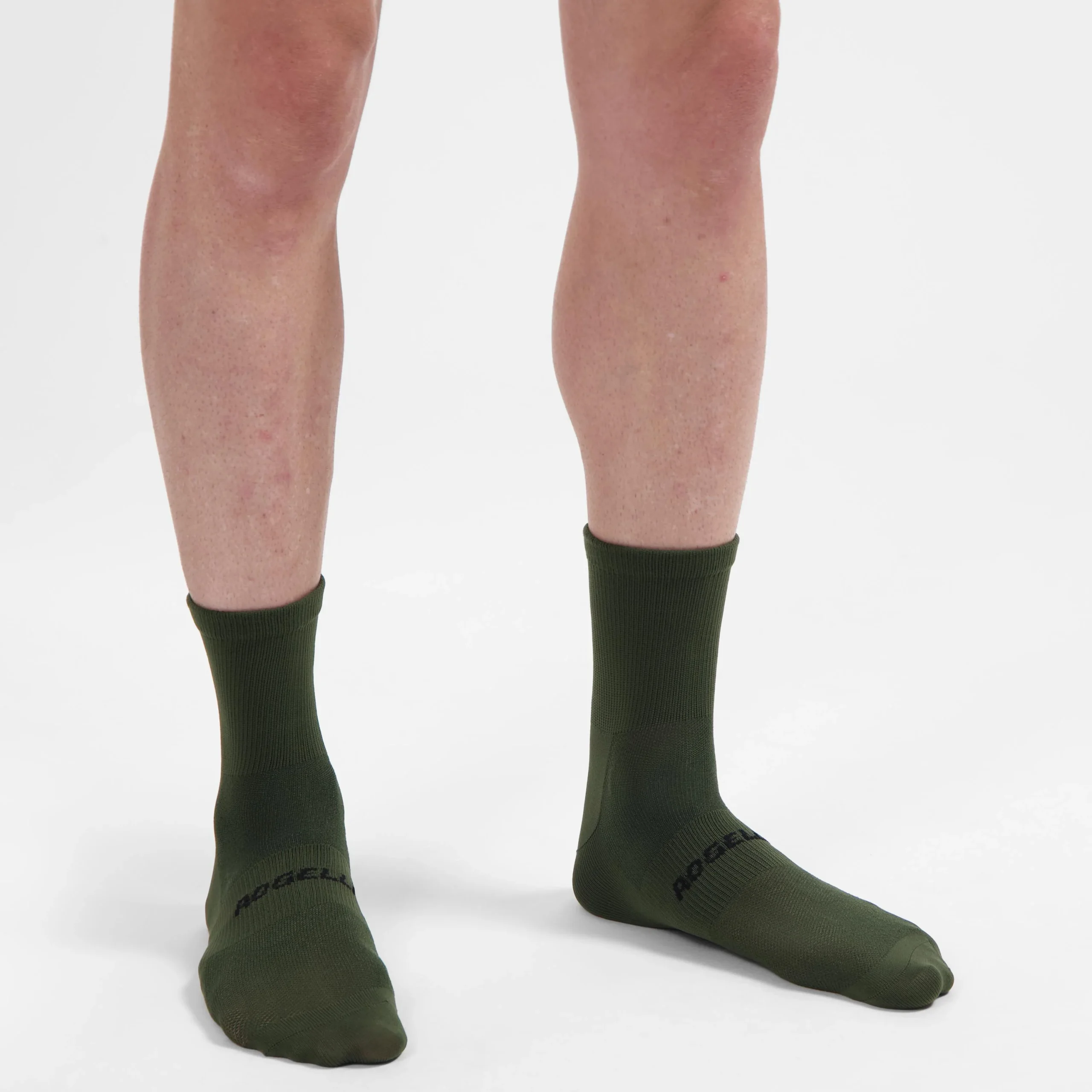 2-Pack Essential Fietssokken - Legergroen - Afbeelding 3