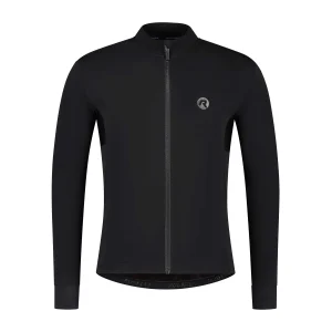 Distance Fietsshirt Lange Mouw Heren - Zwart