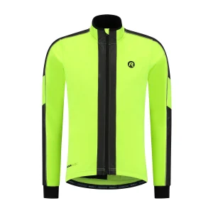 Essential HI VIS Winter Fietsjack Heren - Neon Geel