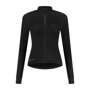 Distance Fietsshirt Lange Mouw Dames - Zwart
