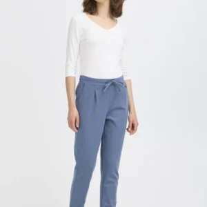 Fransa broek zastretch blauw
