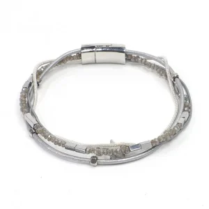 Armband zilver met kraaltjes - Sally Im dutch