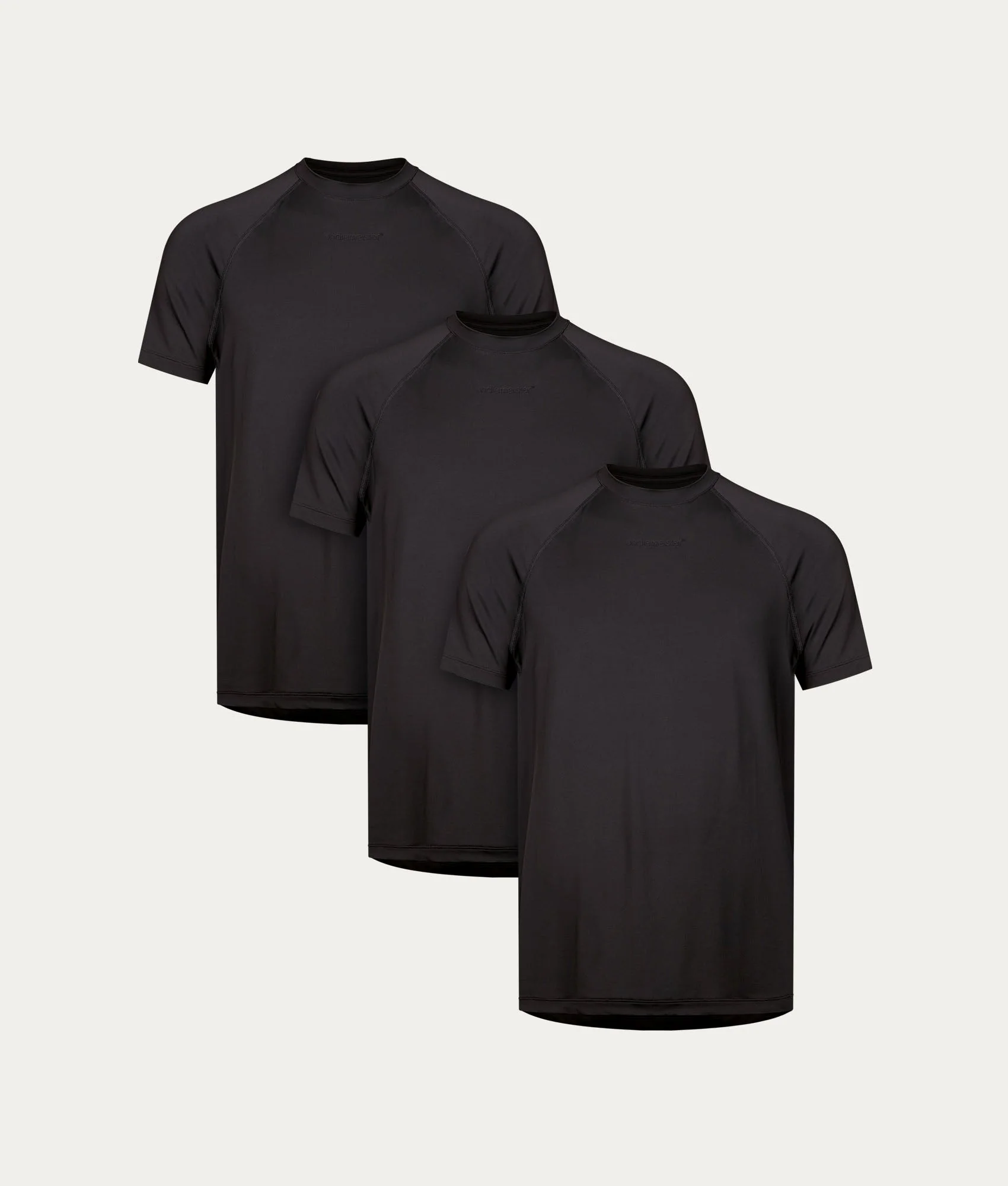 Zwart Sport T-shirt Volcano Ash (3-pack)