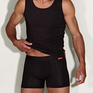 Zwarte Slim Fit Tanktop Volcano Ash